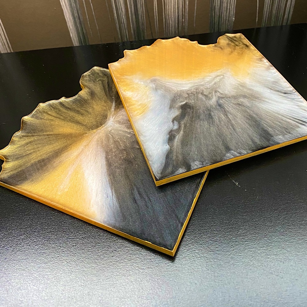 Geode Resin Coasters